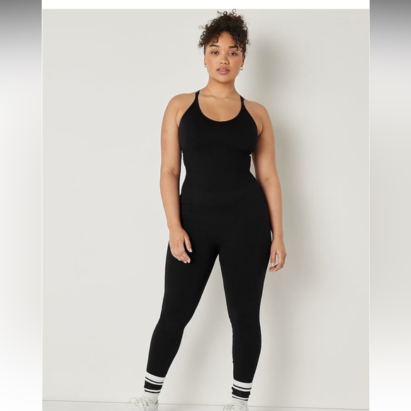 NWT Pink Seamless Workout Onesie - Picture 1 of 8